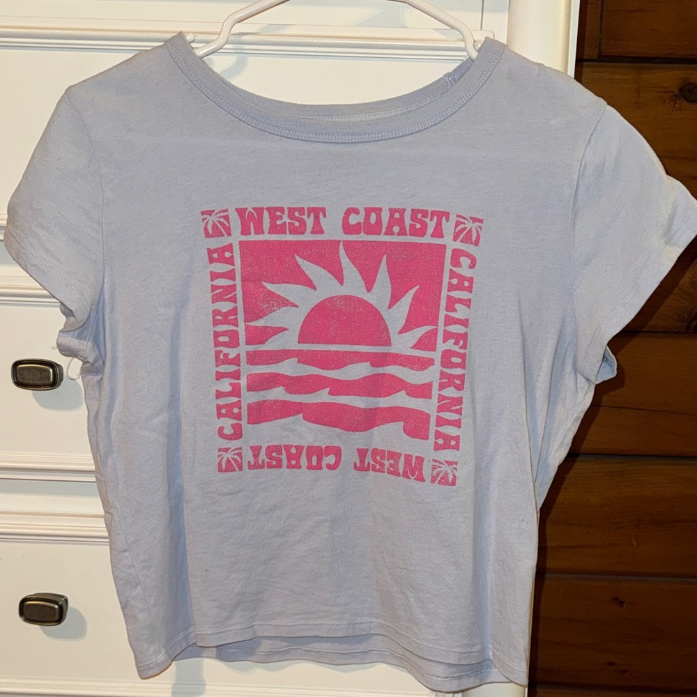 Hollister Light Purple West Coast Tee